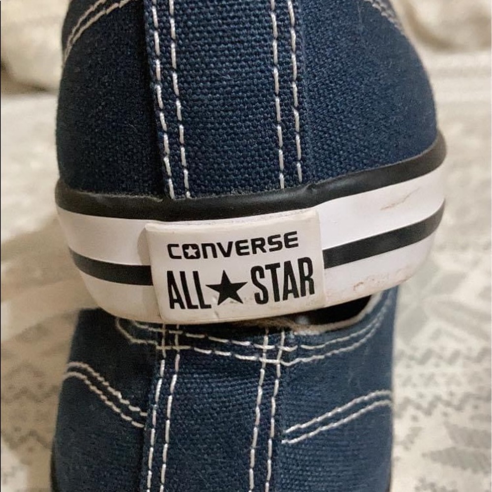 Navy Converse All-Stars - Picture 3 of 5